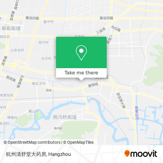 杭州清舒堂大药房 map