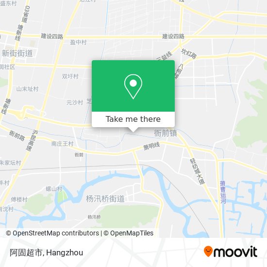 阿固超市 map