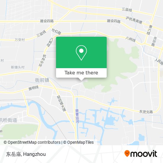东岳庙 map