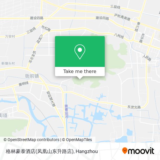 格林豪泰酒店(凤凰山东升路店) map