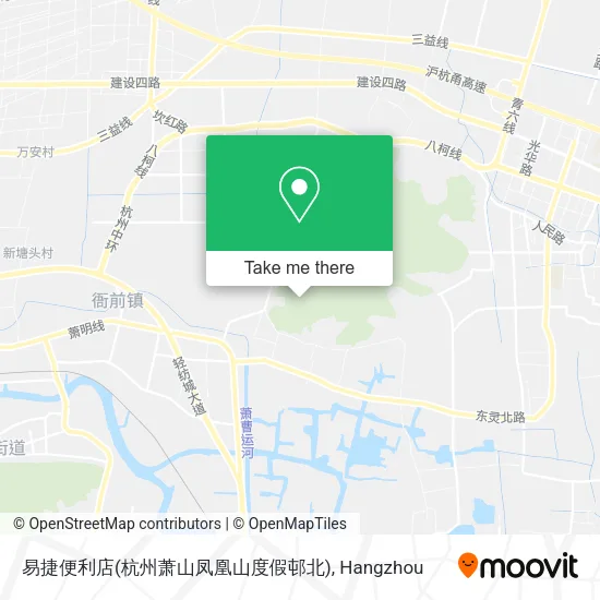 易捷便利店(杭州萧山凤凰山度假邨北) map