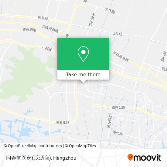 同春堂医药(瓜沥店) map