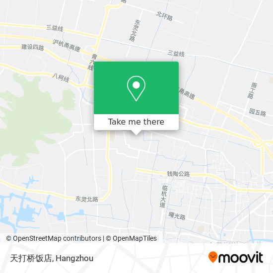天打桥饭店 map