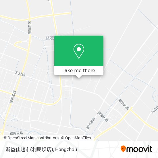 新益佳超市(利民坝店) map