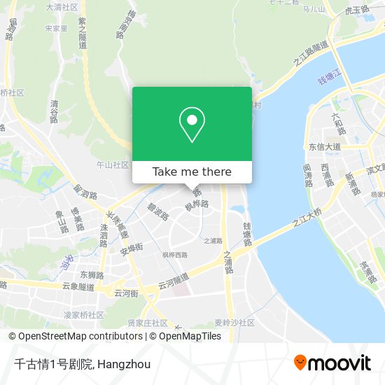 千古情1号剧院 map