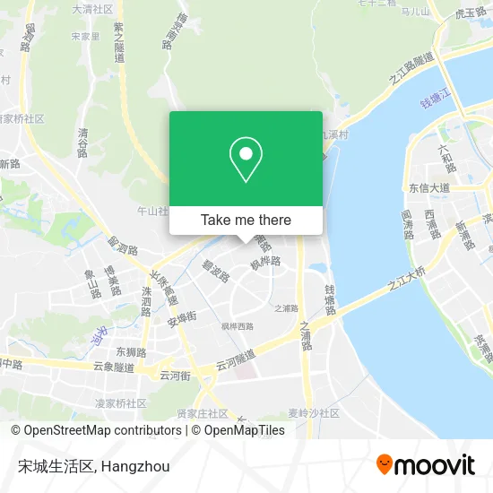 宋城生活区 map