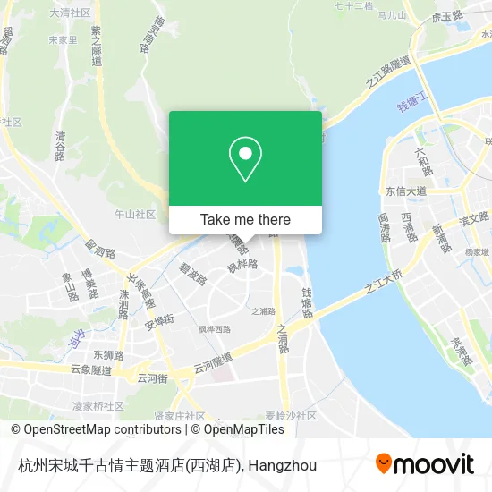 杭州宋城千古情主题酒店(西湖店) map
