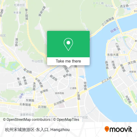 杭州宋城旅游区-东入口 map