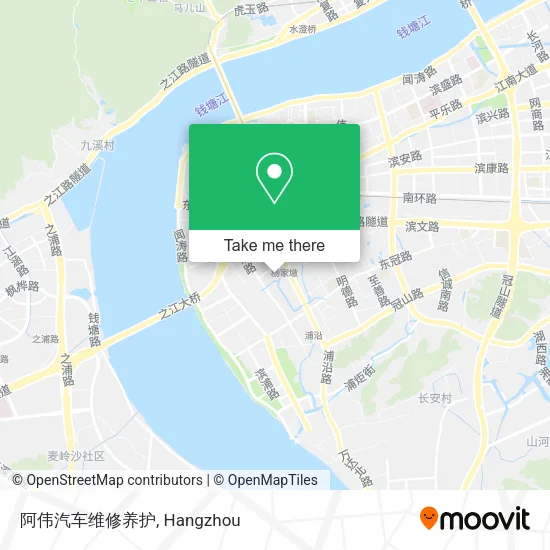 阿伟汽车维修养护 map
