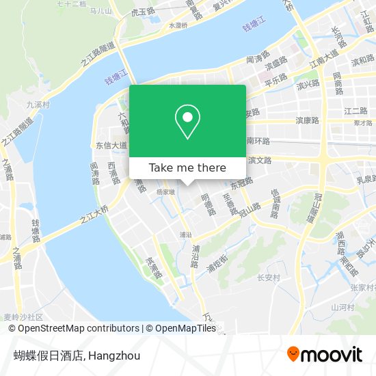蝴蝶假日酒店 map