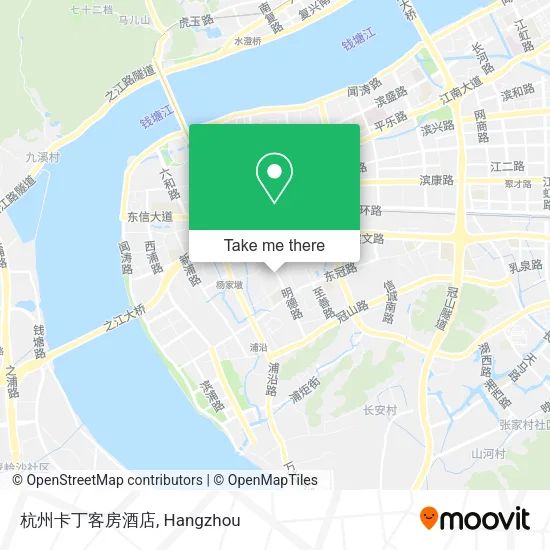 杭州卡丁客房酒店 map