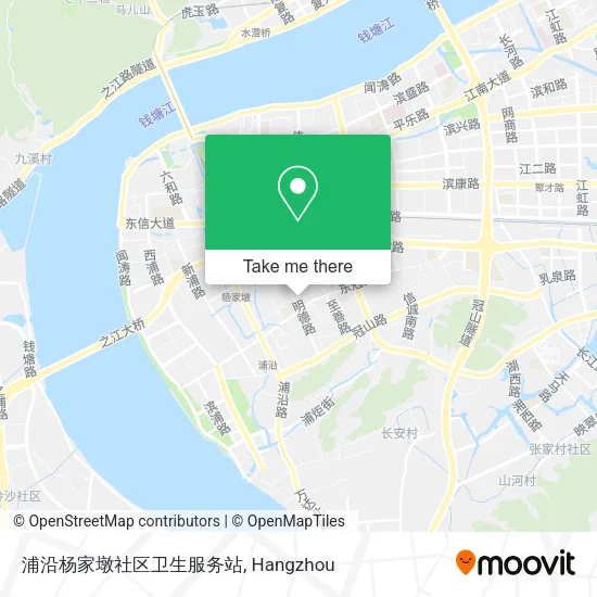 浦沿杨家墩社区卫生服务站 map