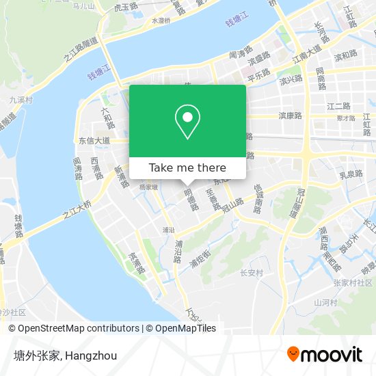 塘外张家 map