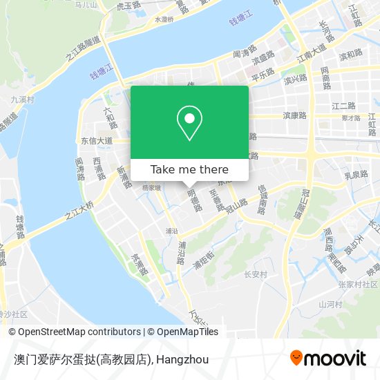 澳门爱萨尔蛋挞(高教园店) map