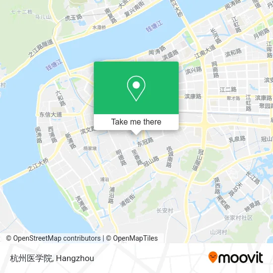 杭州医学院 map
