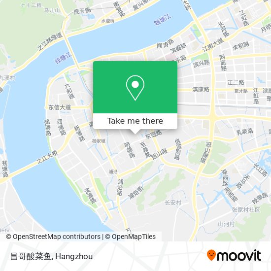 昌哥酸菜鱼 map