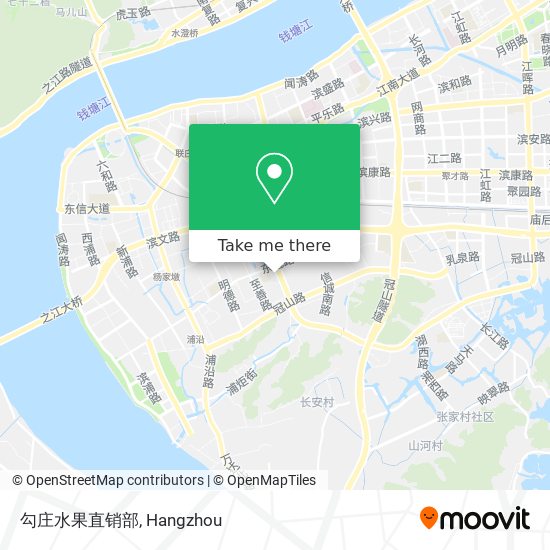 勾庄水果直销部 map