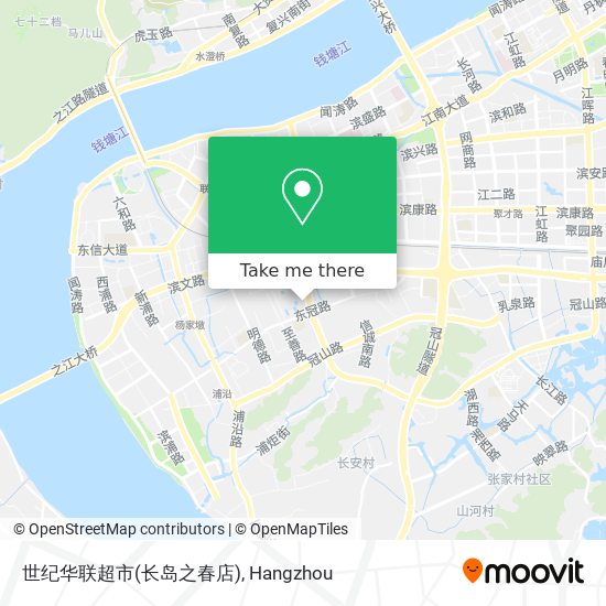 世纪华联超市(长岛之春店) map