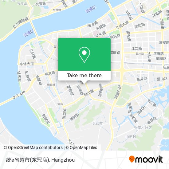 统e省超市(东冠店) map
