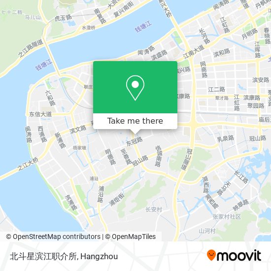 北斗星滨江职介所 map