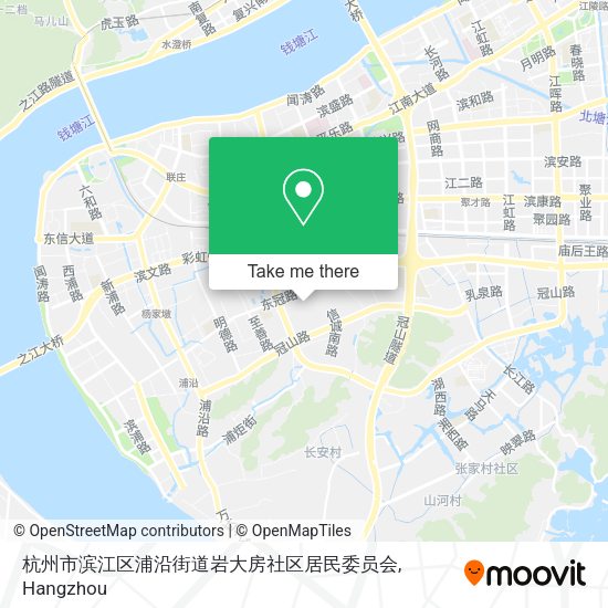 杭州市滨江区浦沿街道岩大房社区居民委员会 map