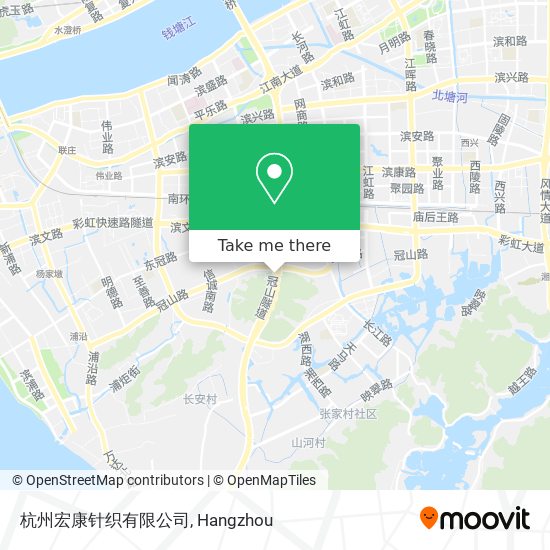杭州宏康针织有限公司 map