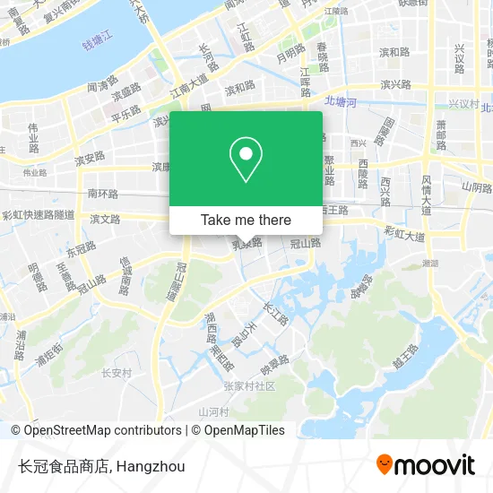 长冠食品商店 map