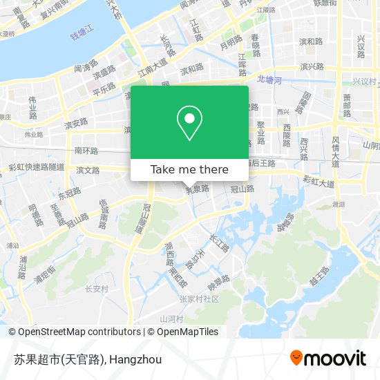苏果超市(天官路) map