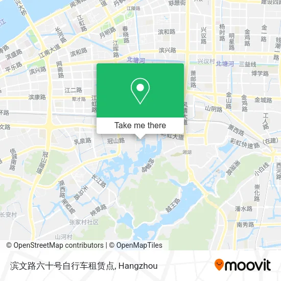 滨文路六十号自行车租赁点 map