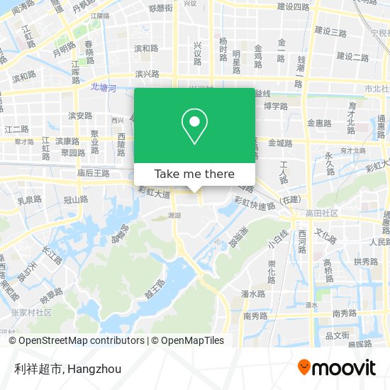 利祥超市 map
