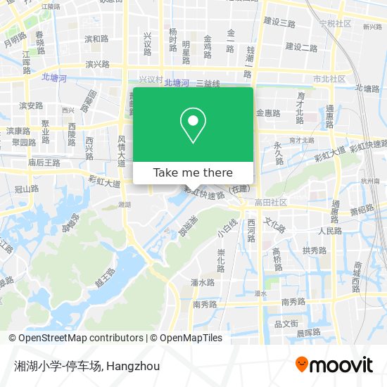 湘湖小学-停车场 map