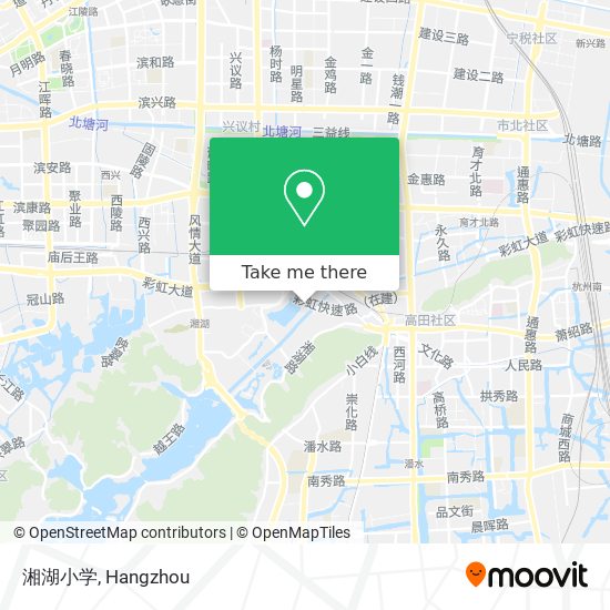 湘湖小学 map