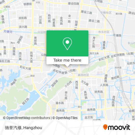 驰誉汽修 map