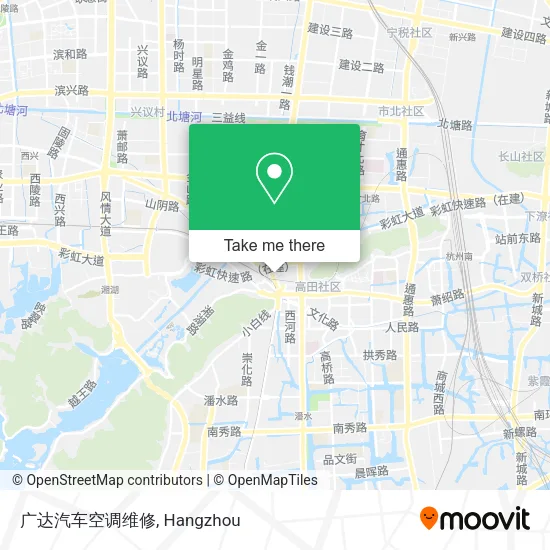 广达汽车空调维修 map