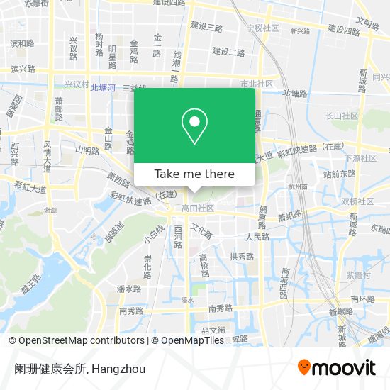 阑珊健康会所 map