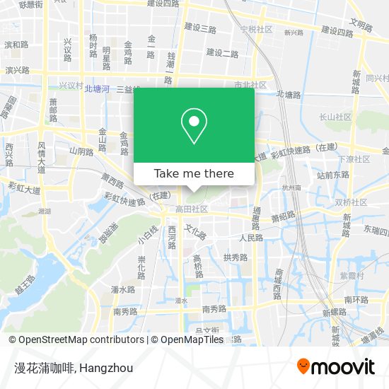 漫花蒲咖啡 map