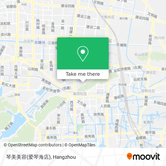 琴美美容(爱琴海店) map