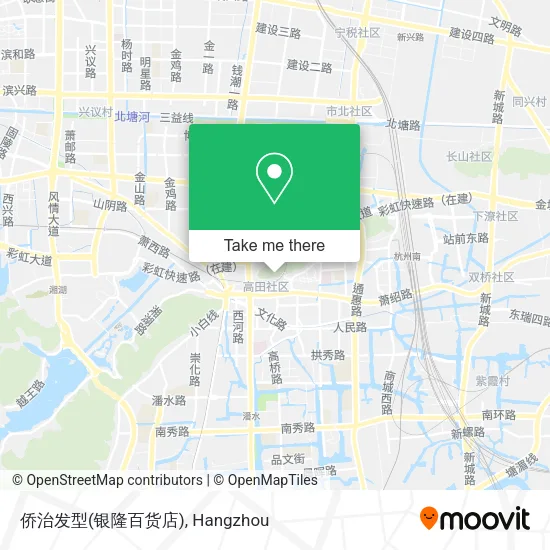 侨治发型(银隆百货店) map