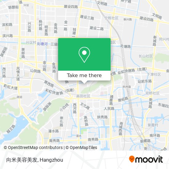 向米美容美发 map