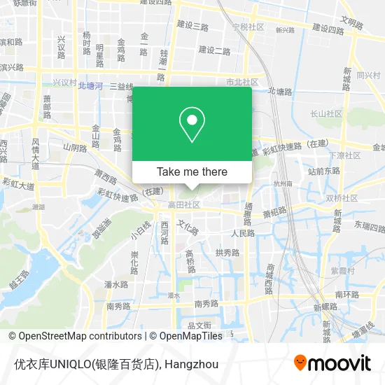 优衣库UNIQLO(银隆百货店) map