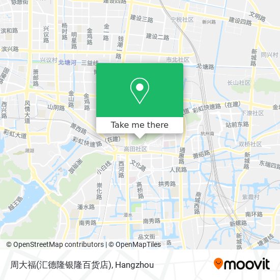 周大福(汇德隆银隆百货店) map