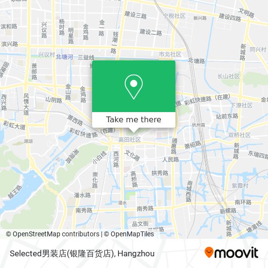Selected男装店(银隆百货店) map