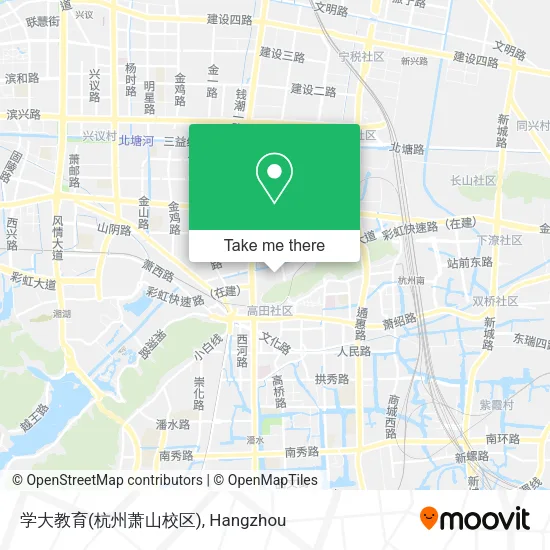 学大教育(杭州萧山校区) map