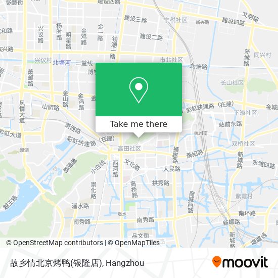 故乡情北京烤鸭(银隆店) map