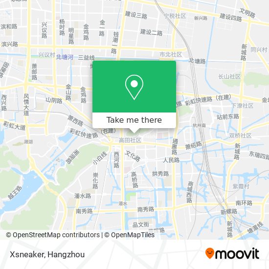 Xsneaker map