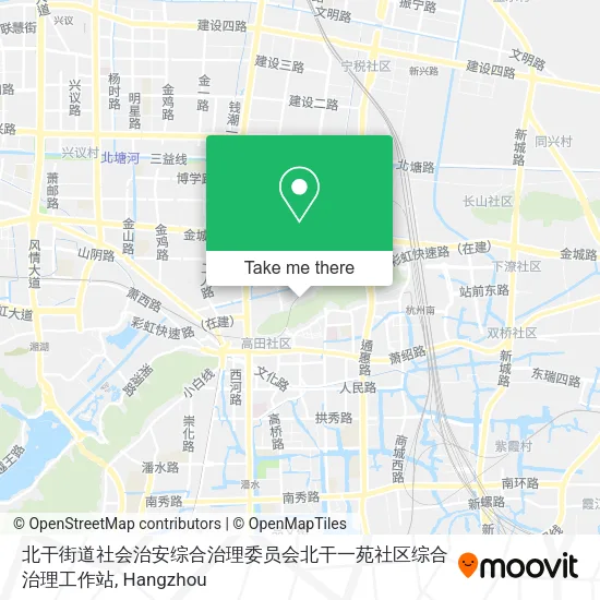 北干街道社会治安综合治理委员会北干一苑社区综合治理工作站 map