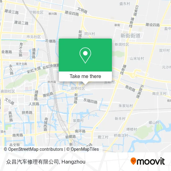 众昌汽车修理有限公司 map