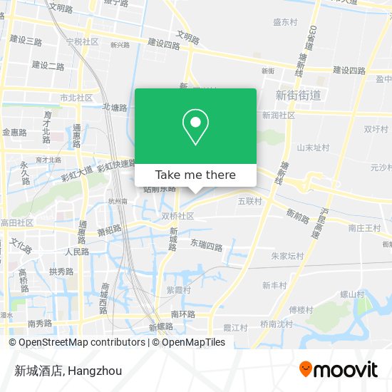 新城酒店 map