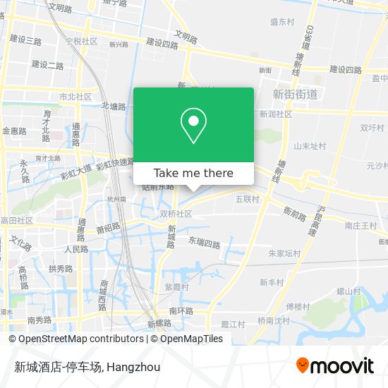 新城酒店-停车场 map