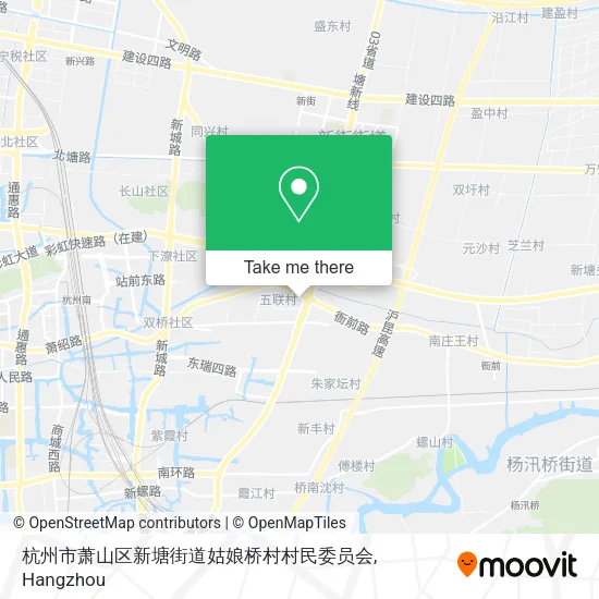 杭州市萧山区新塘街道姑娘桥村村民委员会 map